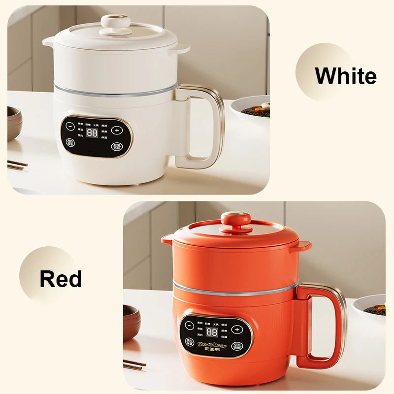 2L Multicooker Low Sugar Rice cooker Hotpot Ramen boiler Soup stew pot Automatic insulation Baby supplement congee simmer 110V